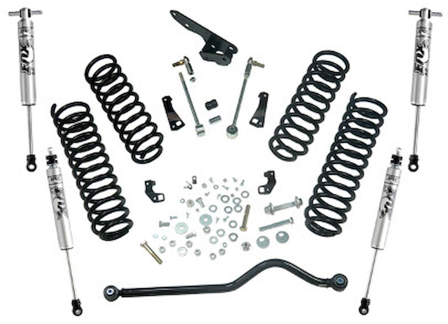 K941F Front and Rear Suspension Lift Kit, Lift Amount: 4 in. Front/4 in. Rear