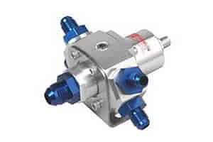 Fuel Pressure 4-Port Regulator (1) -8AN Inlet Fitting