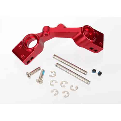 Stub Axle Carriers Red Anodized Aluminum