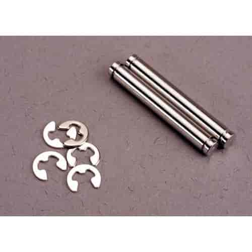 Suspension pins 23mm hard chrome 2 / E-clips 4