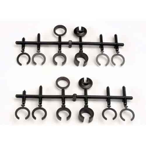 Big Bore Shock Retainer Kit Includes 2 Upper & Lower Spring Retainers