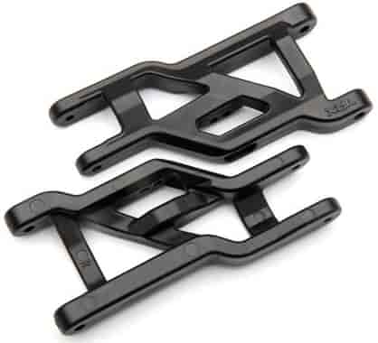 Heavy Duty, Cold Weather Material 2 Black Traxxas 2555X Suspension arms Rear 