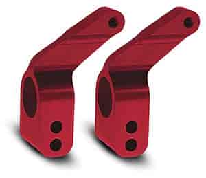 Rear Stub Axle Carriers Red Anodized 6061-T6 Aluminum