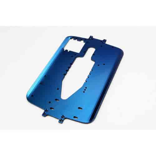 Chassis 6061-T6 aluminum 4.0mm blue standard replacement for all Maxx series
