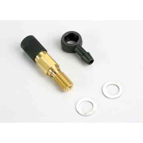 Needle assembly high-speed with fuel fitting / 2.5x1.15mm O-ring 2 / 5.3x7.8x.6mm crush washer 2 TRX 2.5 2.5R