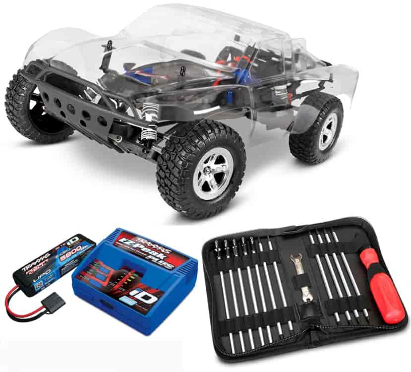 Slash 2WD Short-Course Truck Assembly, LiPo Battery, Charger and Tool Kit