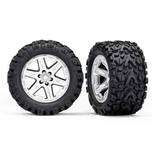 Wheel and Tire Kit for Rustler 4x4