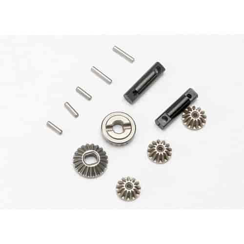Differential Gear Set Includes 2 output gears, 3 spider gears, 2 differential output shafts & 5 mounting pins