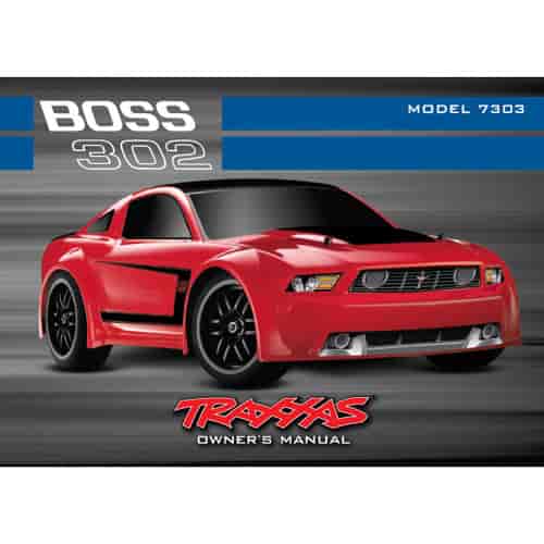 Owners manual Boss 302 Ford Mustang