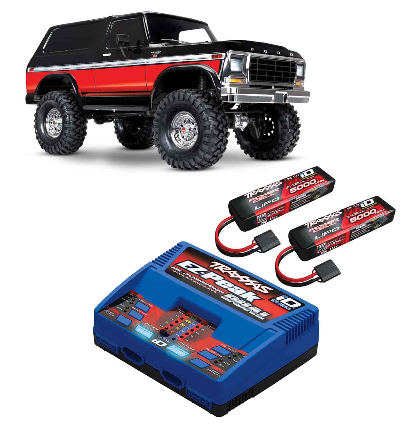 For Ford Traxxas TRX4 Bronco 82046-4 Remote Control Car Front Bumper With Lights