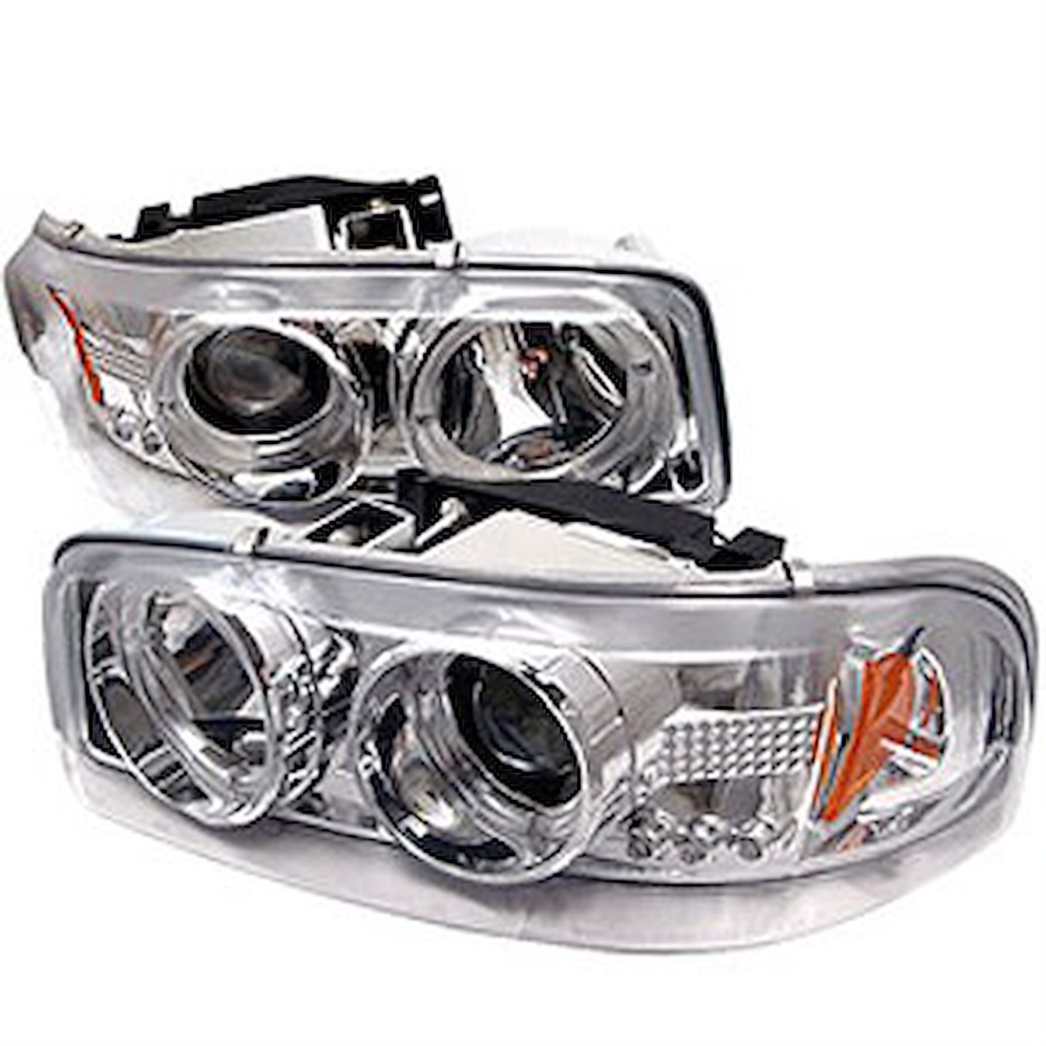 Halo LED Projector Headlights 1999-2007 GMC Trucks