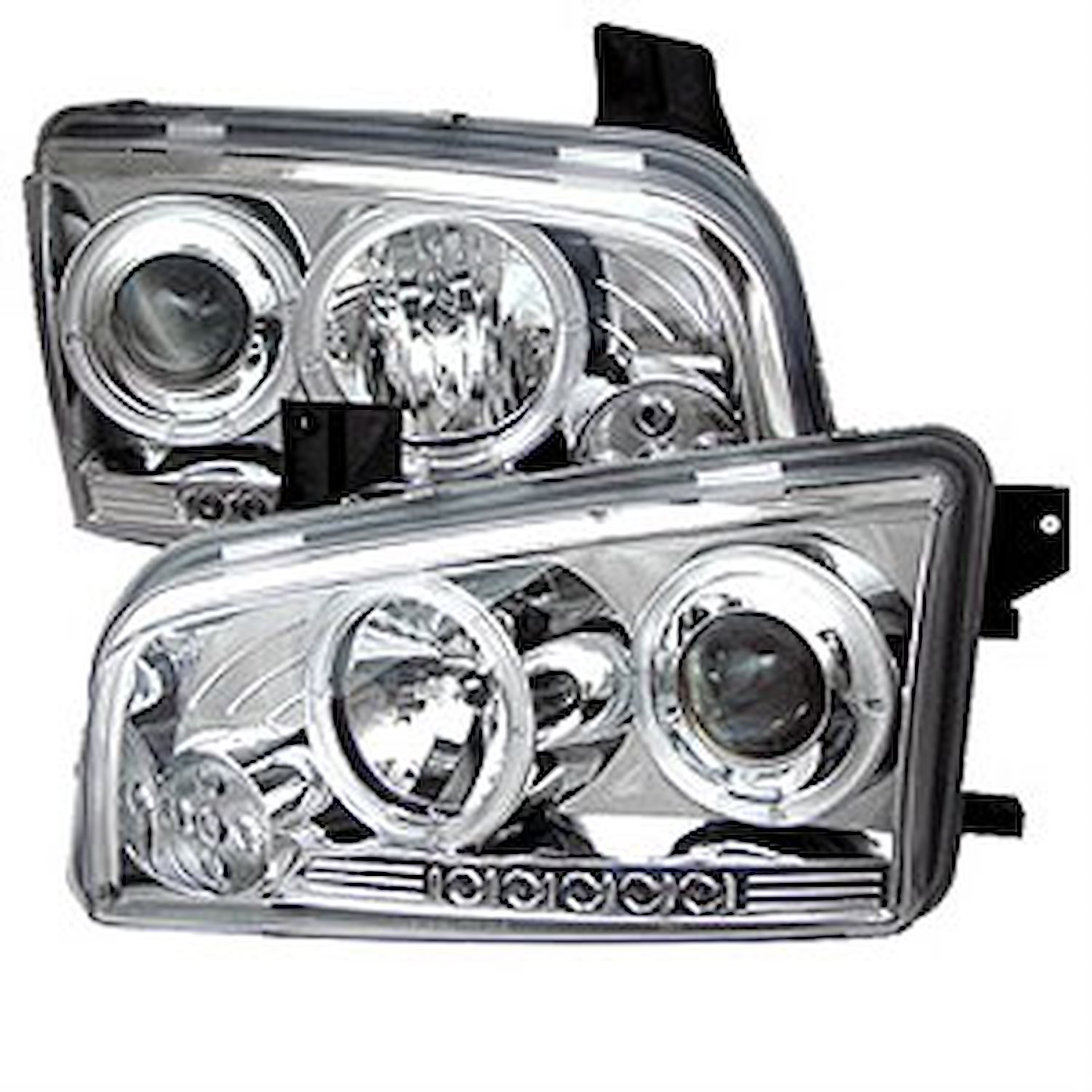Halo LED Projector Headlights 2006-2010 Dodge Charger