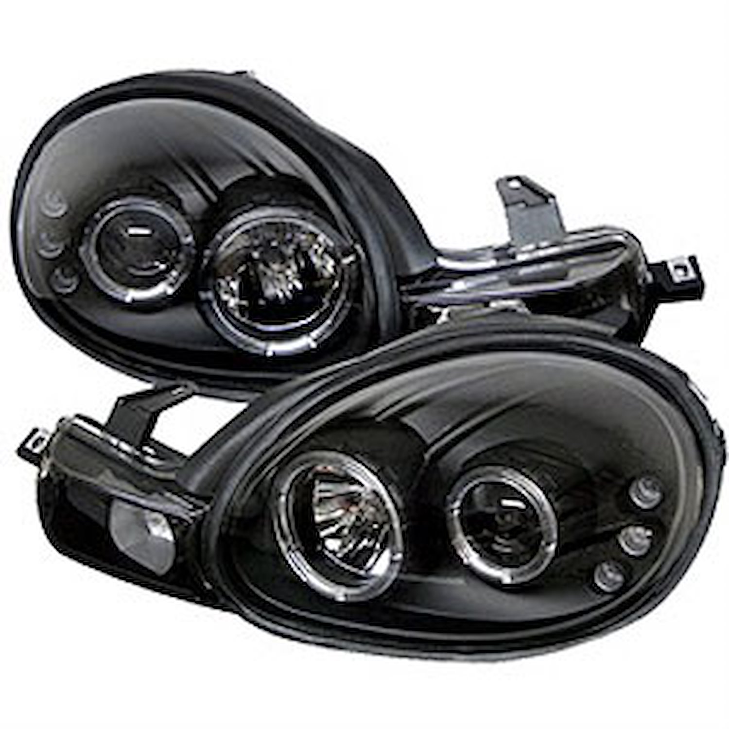 Halo LED Projector Headlights 2000-2002 Dodge Neon