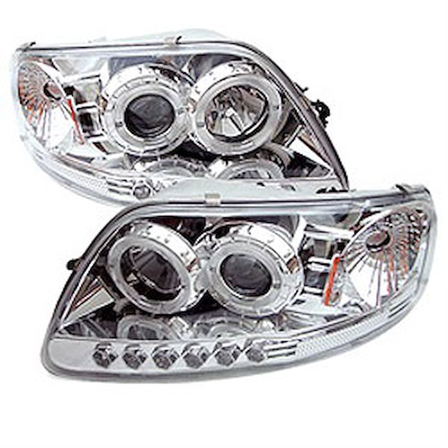 Halo LED Projector Headlights 1997-2003 Ford F150