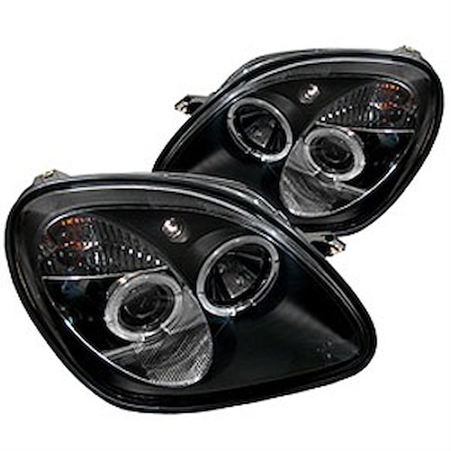 Halo LED Projector Headlights 1998-2004 Mercedes Benz SLK