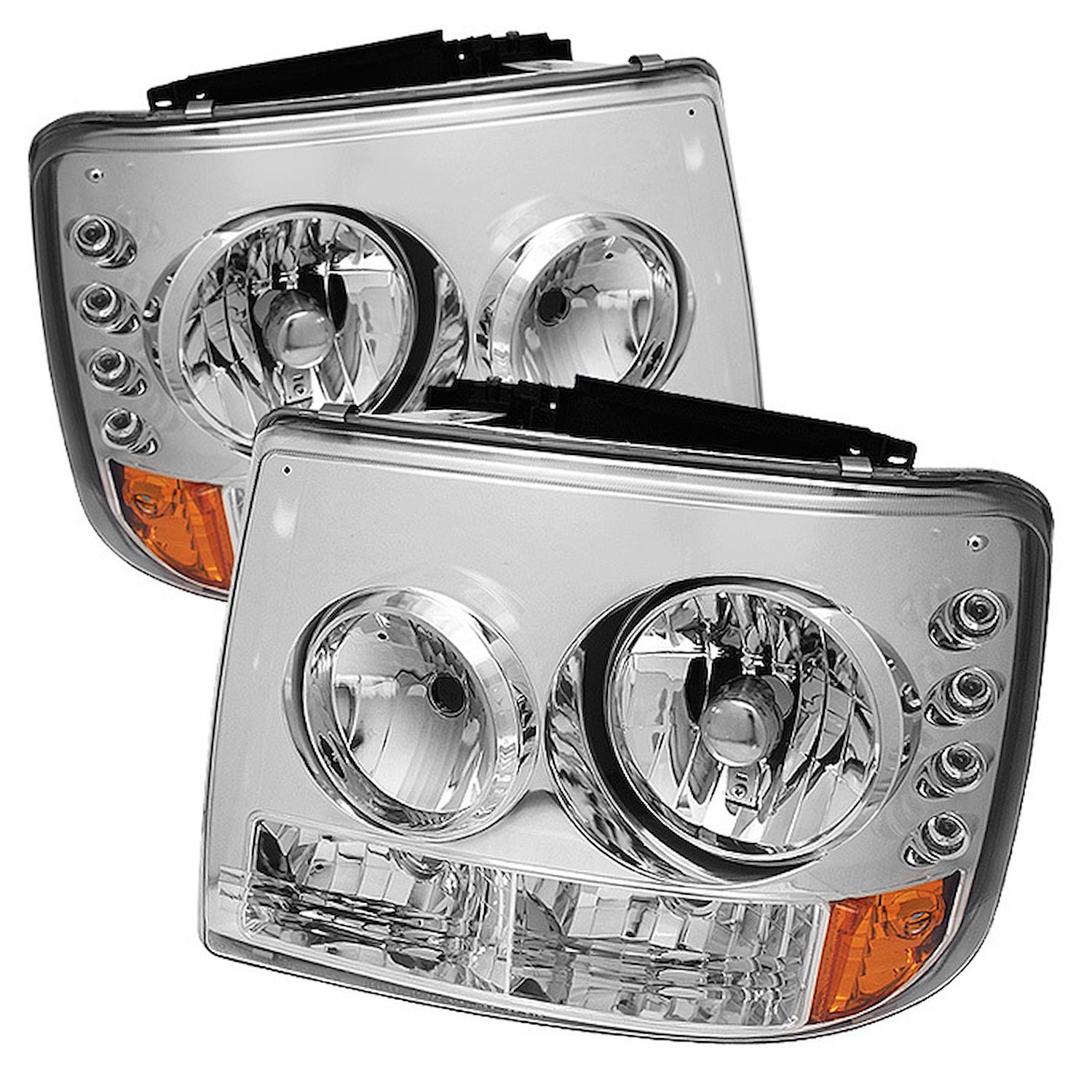 LED Crystal Headlights 1999-2002 Chevy Silverado 1500/2500
