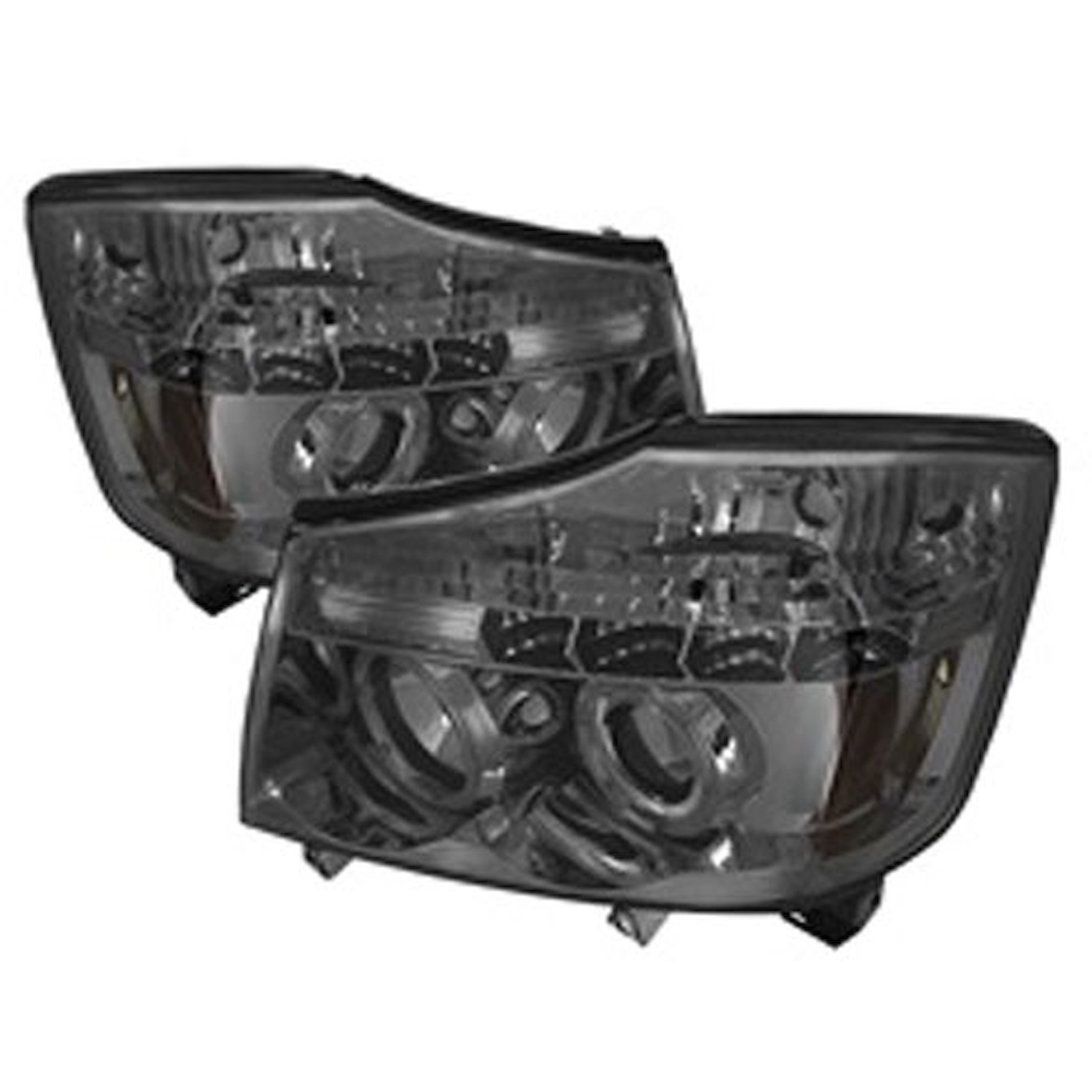 Halo LED Projector Headlights 2004-2015 for Nissan Titan