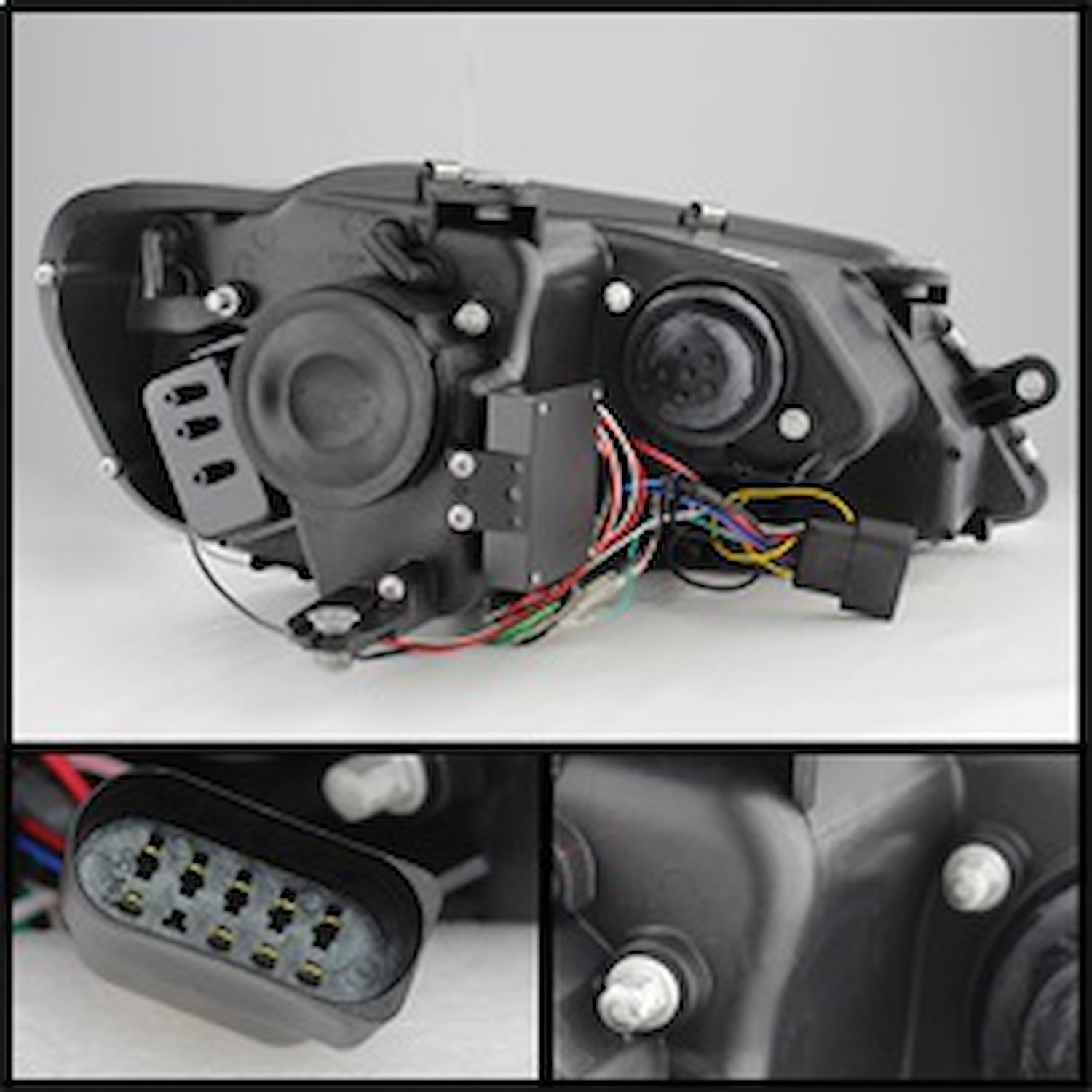 Halo DRL Projector Headlights 2011-2014 Volkswagen Jetta