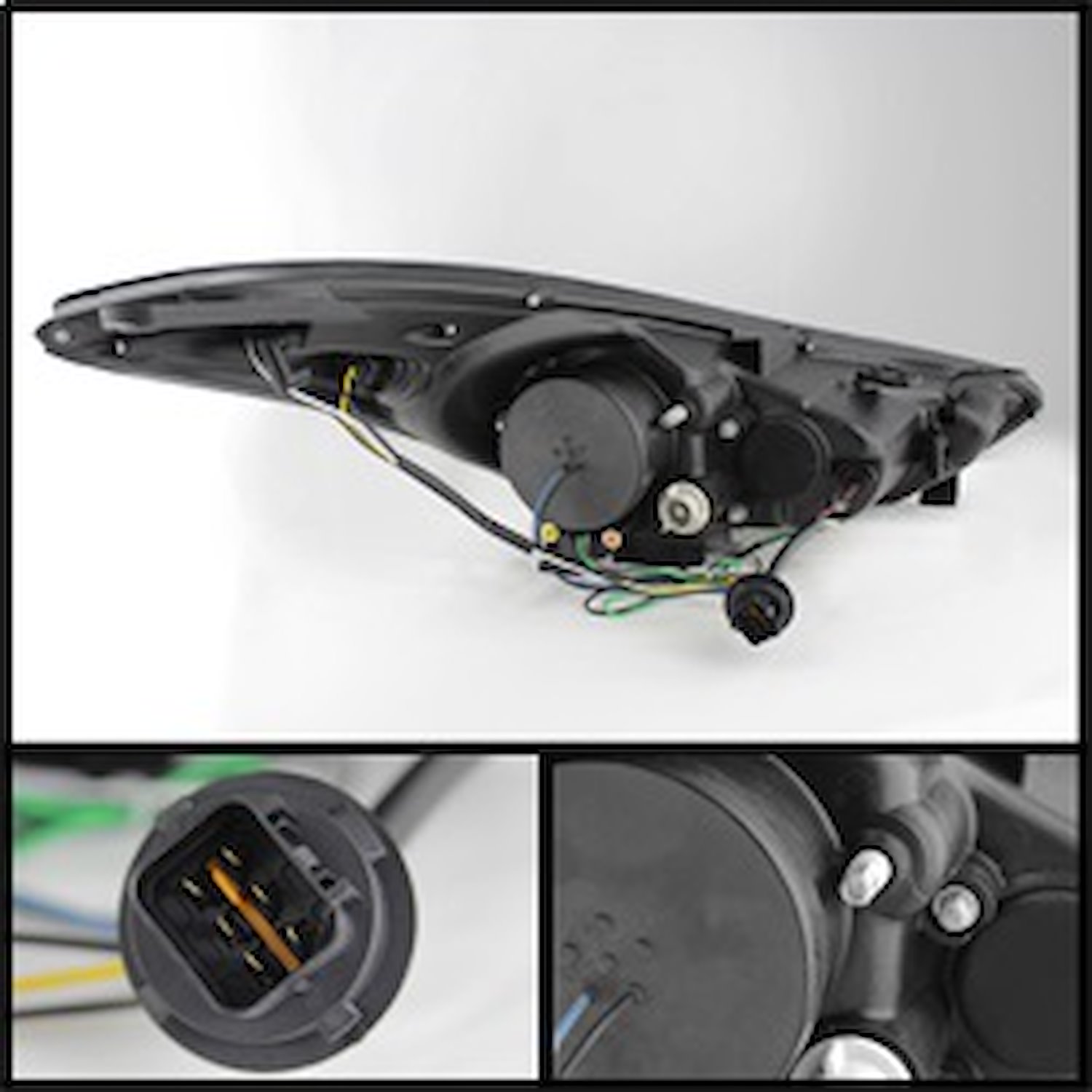 Halo DRL Projector Headlights 2011-2013 Hyundai Elantra