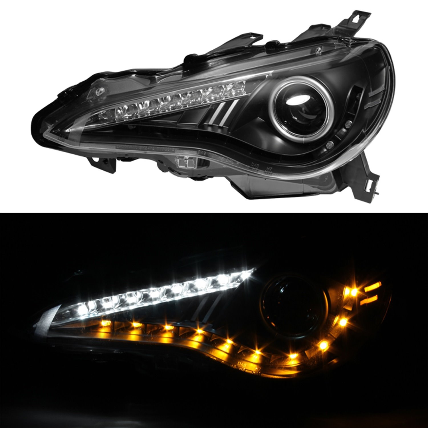 DRL LED Projector Headlights 2012-2014 Scion FRS