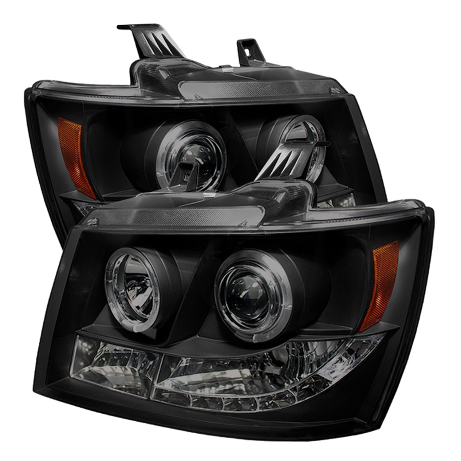 Halo LED Projector Headlights 2007-2014 Chevy Suburban