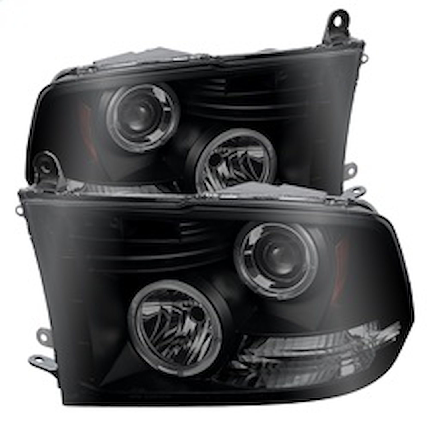 Halo LED Projector Headlights 2009-2016 Dodge Ram