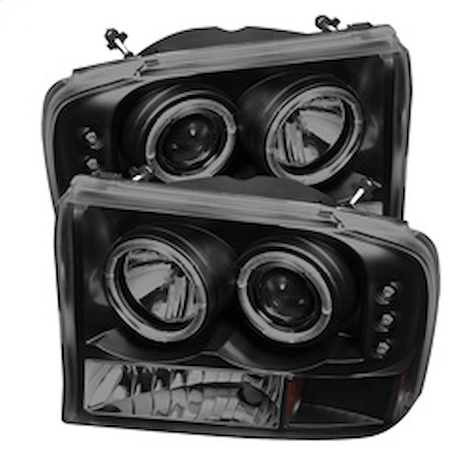 Halo LED Projector Headlights 1999-2004 Ford F250