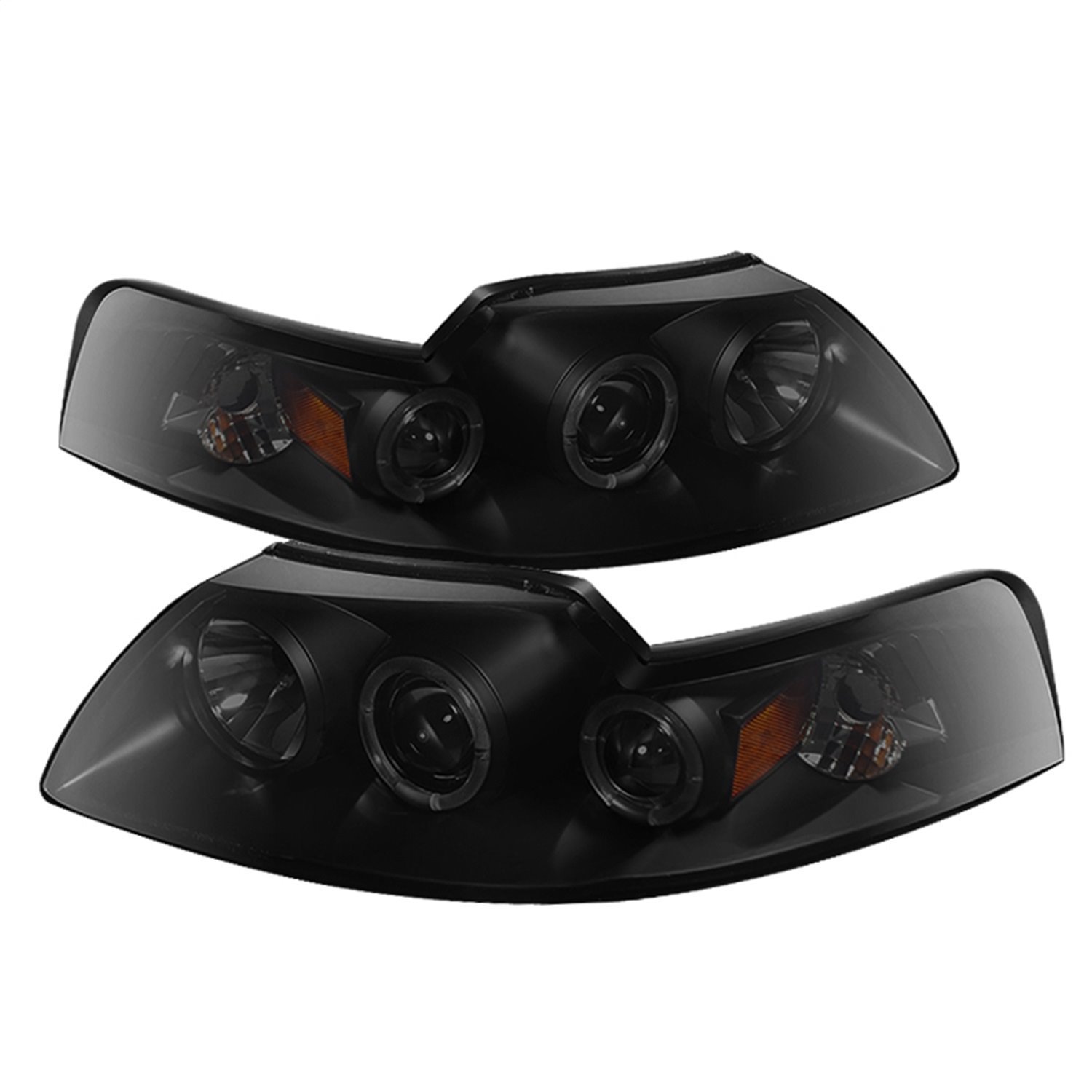 Halo LED Projector Headlights 1999-2004 Ford Mustang