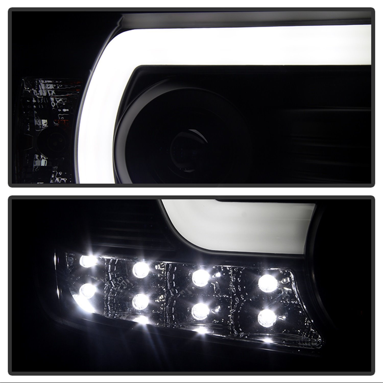 Light Bar DRL Projector Headlights 2014-2015 GMC Sierra