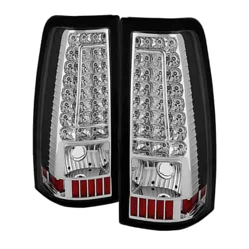 xTune C-Shape LED Tail Lights 2003-2006 Chevy Silverado 1500/2500/3500