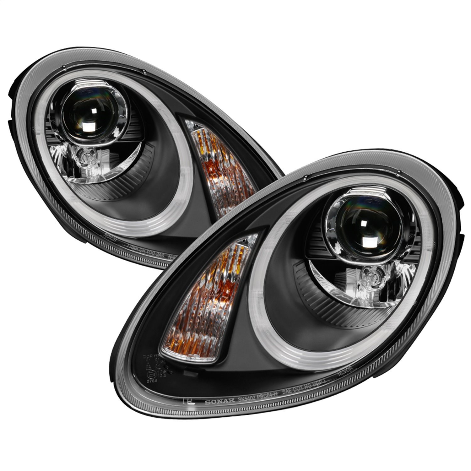 DRL LED Projector Headlights 2005-2008 Porsche Cayman/Boxster