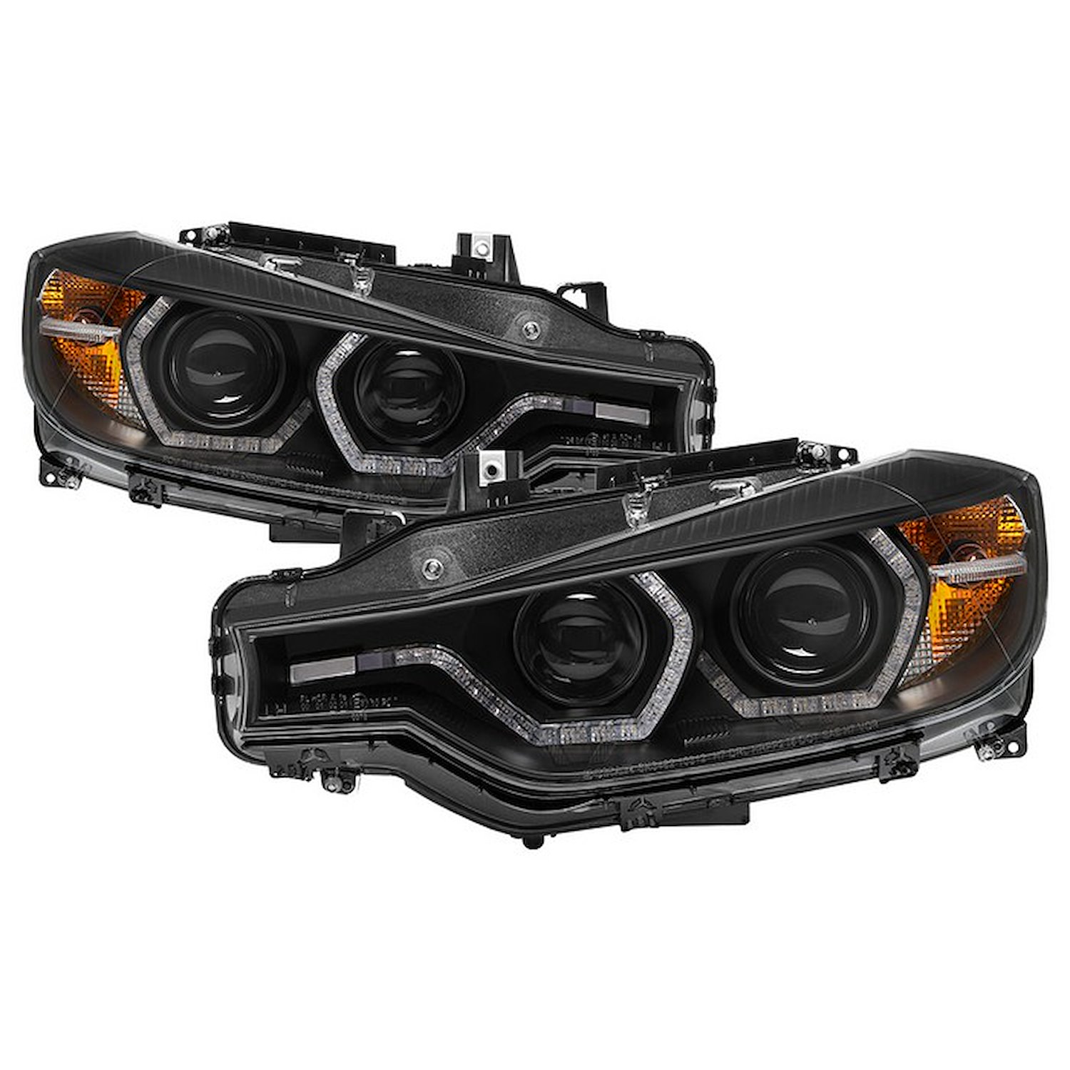 DRL LED Projector Headlights 2012-2014 BMW F30 3 Series