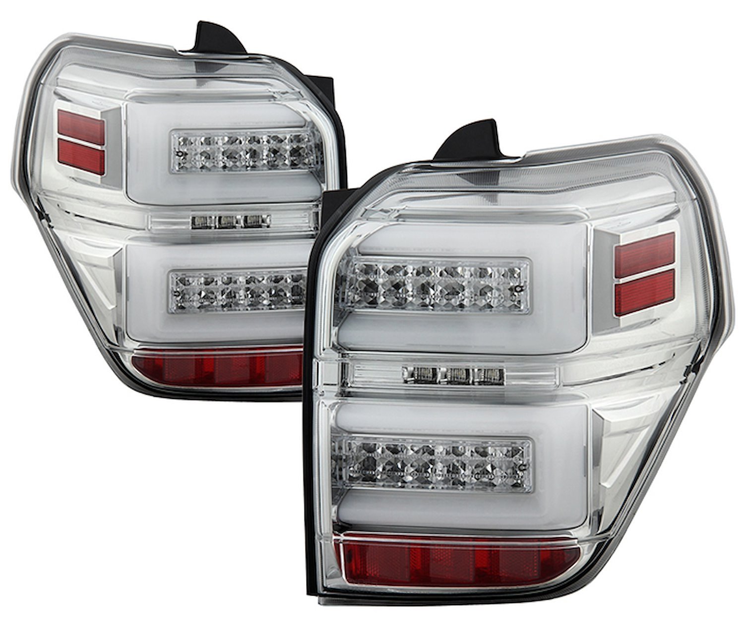 LED Tail Lights 2010-2014 Toyota 4Runner, Chrome