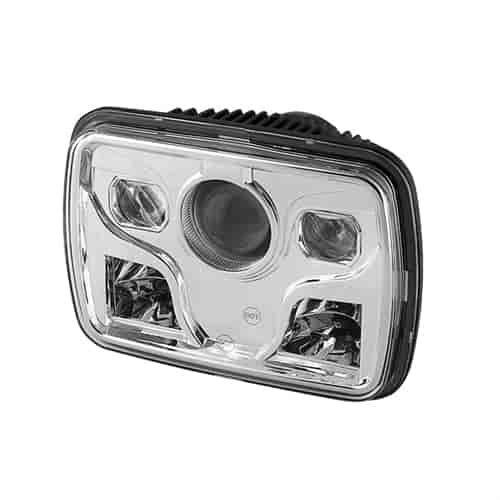 xTune LED Projector Headlights Universal 7''x6'' Sealed Beam