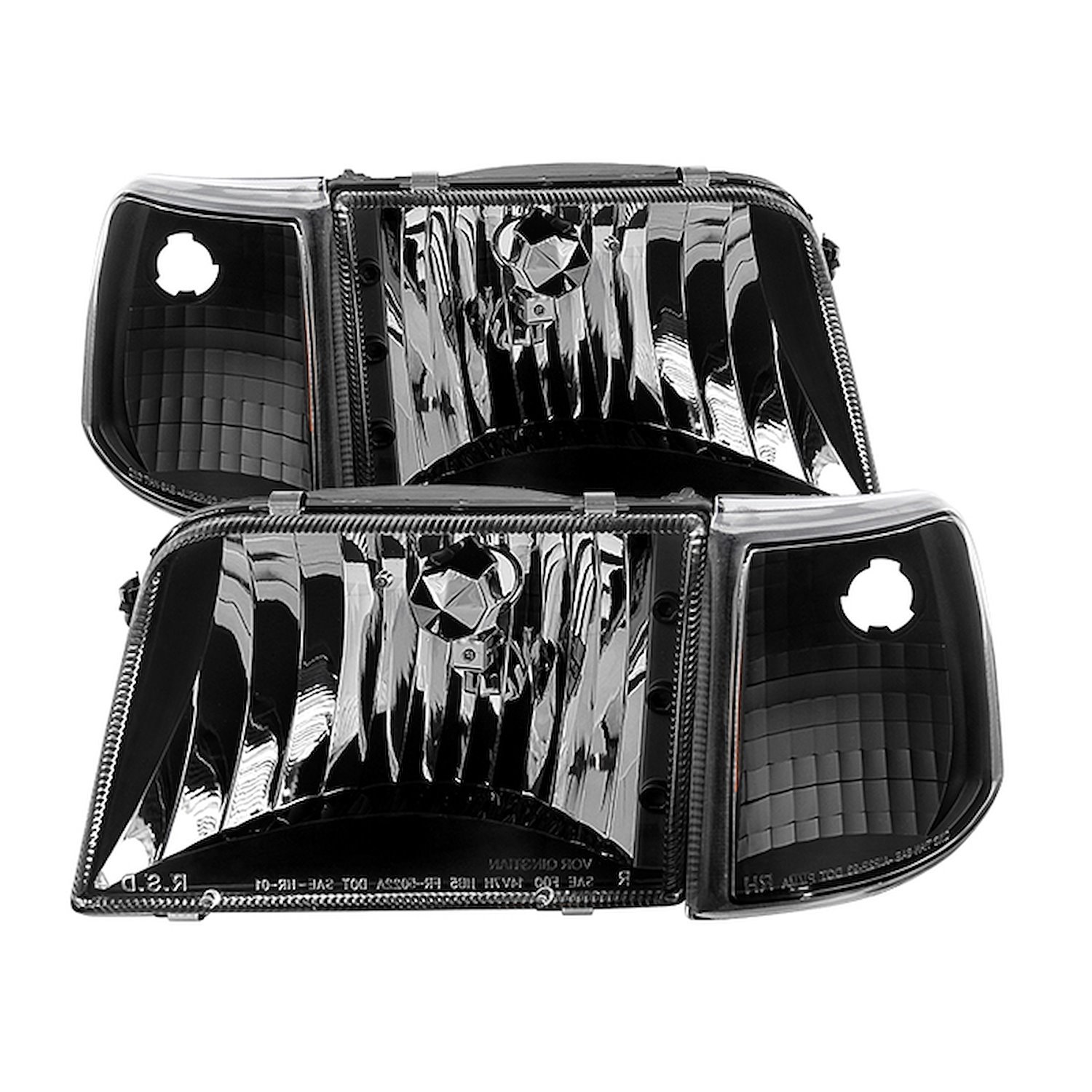 xTune Crystal Headlights 1993-1997 Ford Ranger