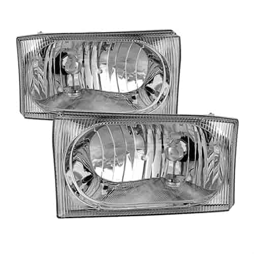 xTune OEM Style Crystal Headlights 1999-2004 Ford F250/350/450