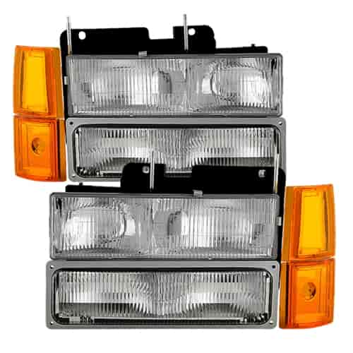 xTune OEM Style Crystal Headlights for 1994-1998 GM
