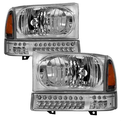 xTune OEM Style Crystal Headlights 1999-2004 Ford F150/250/350/450