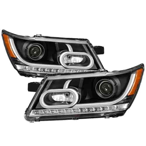 xTune Light Bar DRL Projector Headlights 2009-2014 Dodge Journey