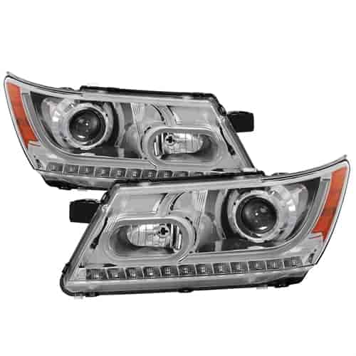 xTune Light Bar DRL Projector Headlights 2009-2014 Dodge Journey