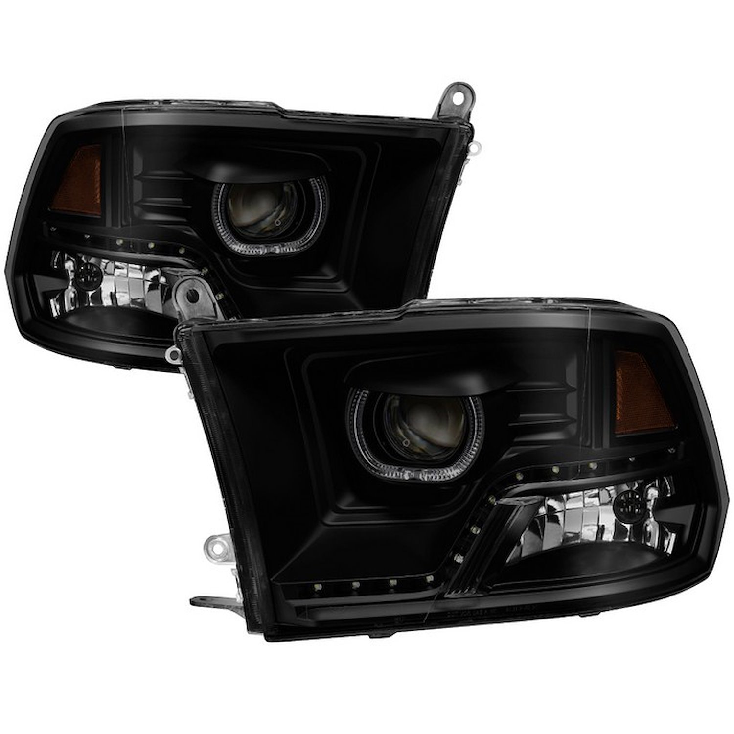 xTune Halo LED Projector Headlights 2009-2014 Dodge Ram