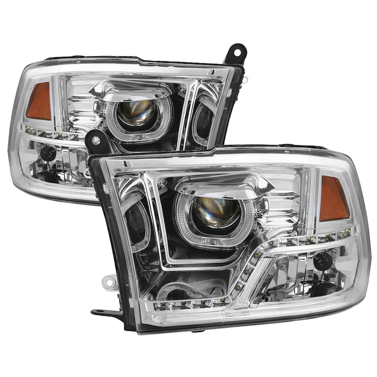 xTune Halo LED Projector Headlights 2009-2014 Dodge Ram