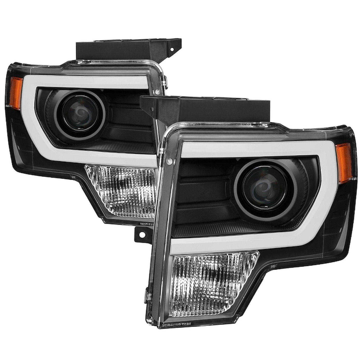 xTune Light Bar DRL Projector Headlights 2009-2014 Ford