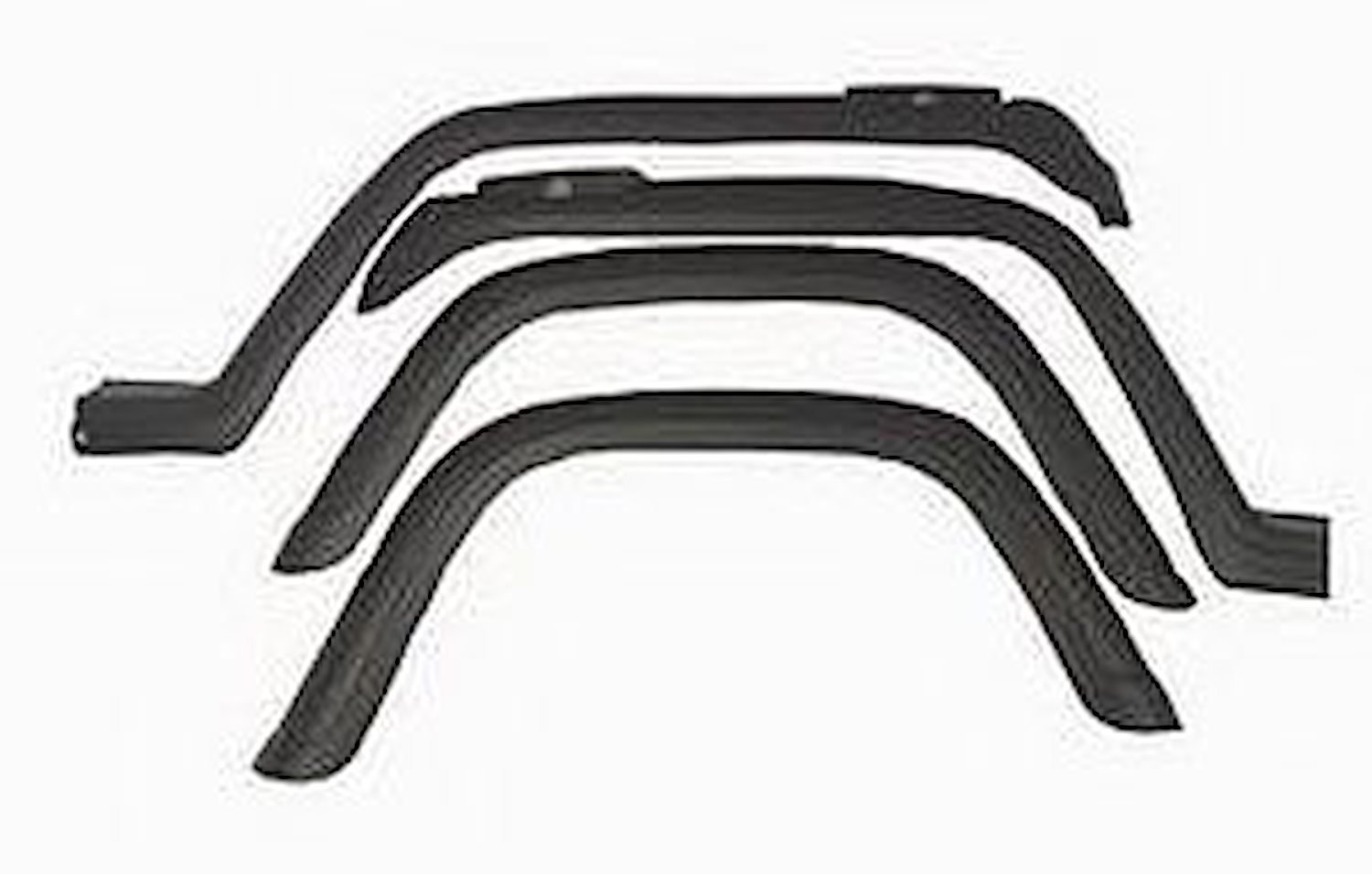 OE Style Fender Flare Kit for 1987-1995 Jeep YJ Wrangler [4-Piece]