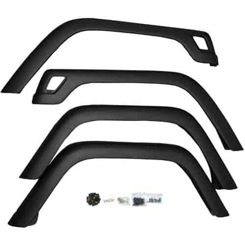 4-piece replacement fender flare kithelps restore your Jeep s original looK