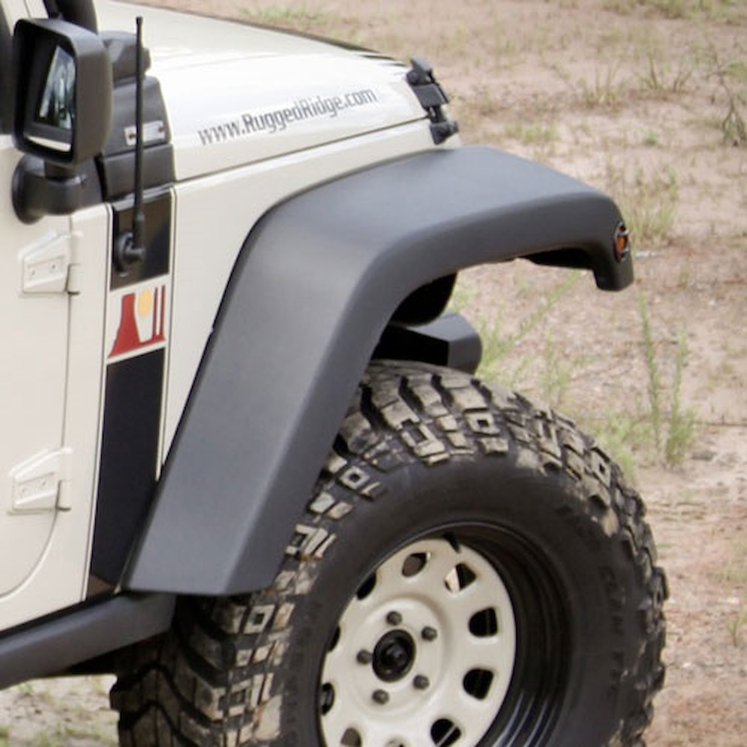 This OE Style Fender Flare Fits 2007-2014 Jeep Wrangler JK Left Rear