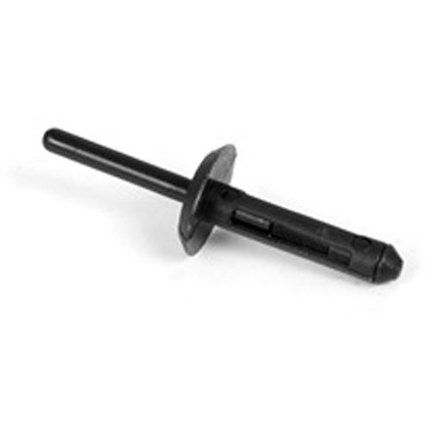 This nylon blind rivet from Omix-ADA fits the factory fender flares on 07-16 Jeep Wrangler JK.