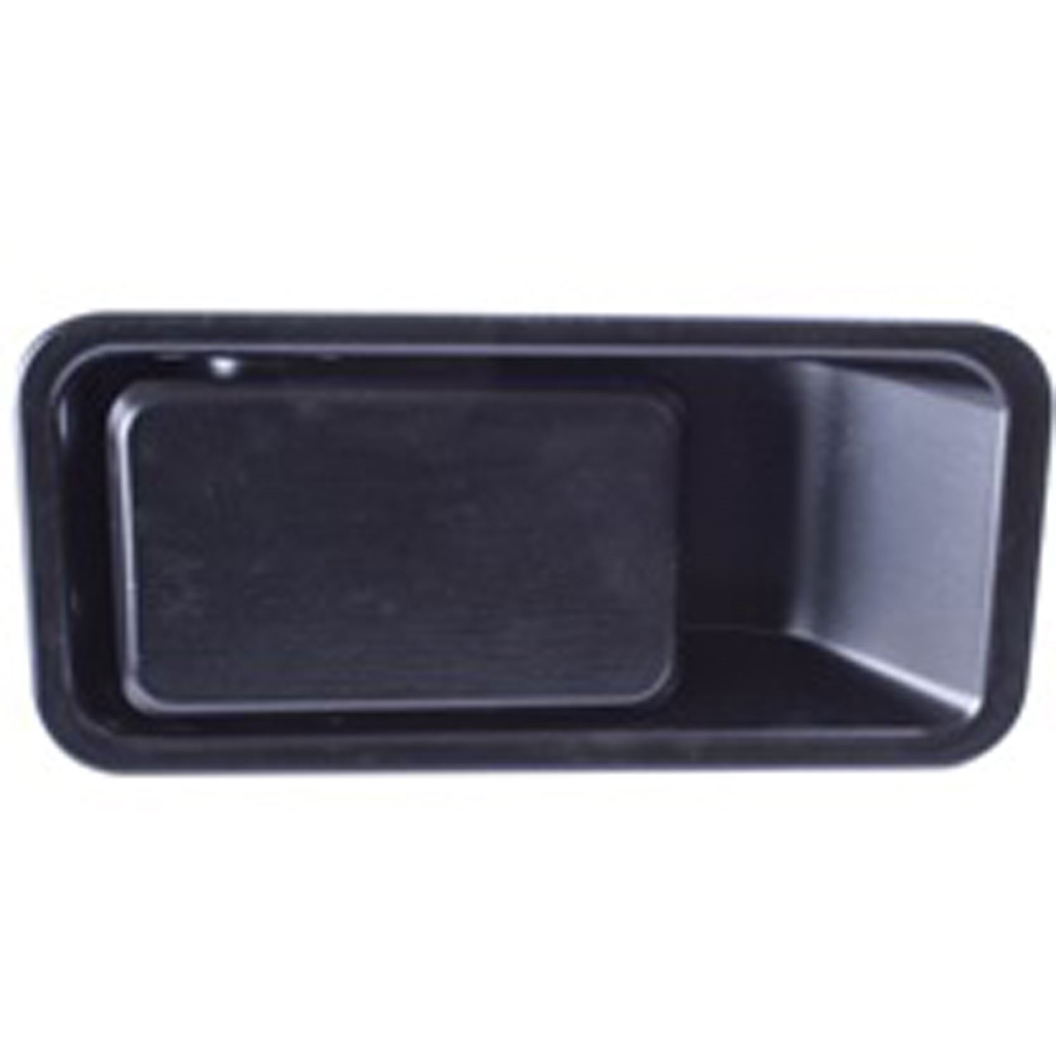 This black exterior door handle from Omix-ADA fits the left half door on 87-06 Jeep Wrangler.