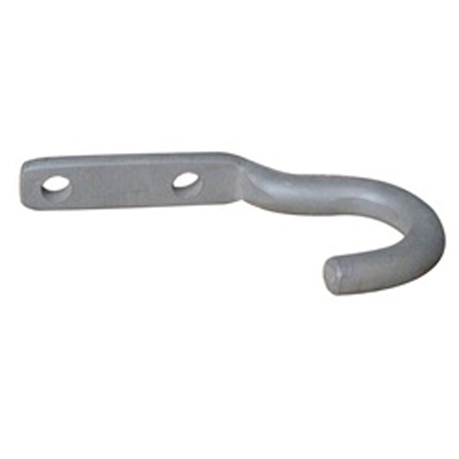 This reproduction rear seat hook from Omix-ADA fits 41-45 Willys MB and Ford GPW.