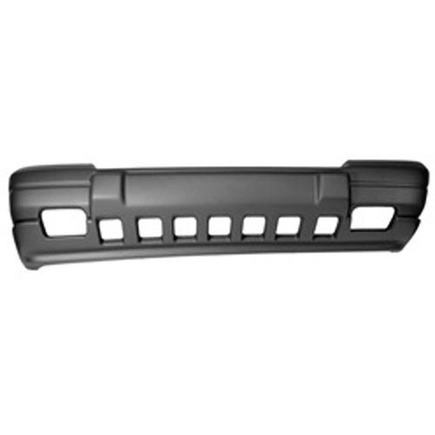 Stock replacement front bumper cover from Omix-ADA, Fits 96-98 Jeep Grand Cherokee ZJ Base Lared